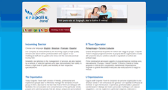 Desktop Screenshot of erapolistravel.it